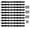Powder-Coated Black, variant on Galvanized Steel Landscape Edging - 33ft 10-Pack Metal Lawn Edging; 40" Bronze Pathway Border with Stakes; Flexible Garden Edging for Yard, Flower Beds, Driveways