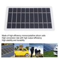 thumbnail image 4 of 5W Solar Panel DC Female Monocrystalline Portable Small Solar Charging Panel for Laptop Radio, 4 of 5