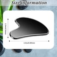 thumbnail image 2 of Stainless Steel Gua Sha Facial Tools Guasha for Face Metal Gua Sha Tighten Skin Massage Guasha Beauty Tool for Body Eyes Neck Massager with Travel Pouch Skin Care Gifts (Black), 2 of 13