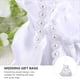 thumbnail image 4 of 2pcs bodas bolsas de caramelo cordón de regalo de boda bolsas de fuentes de fiesta (blanco), 4 of 5