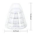 thumbnail image 3 of Macaron Cupcake Stand Clear & Carrying Case for Weddings Party Display, 3 of 7