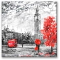 thumbnail image 1 of Cuadro Canva Listo Para Colgar Tipo Galería Londres Acuarela 100X100 cm Pixtreats, 1 of 4