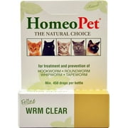 Homeopet Feline Wrm Clear Drops, 15 Ml