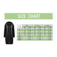 thumbnail image 6 of Niaviben Long Hoodies for Women Zip Up Comfrt Hoodie Fall Jacket Hoodies for Women Trendy Winter Coat Long Sweatshirts for Women's Zip Up Hoodie Black L, 6 of 8