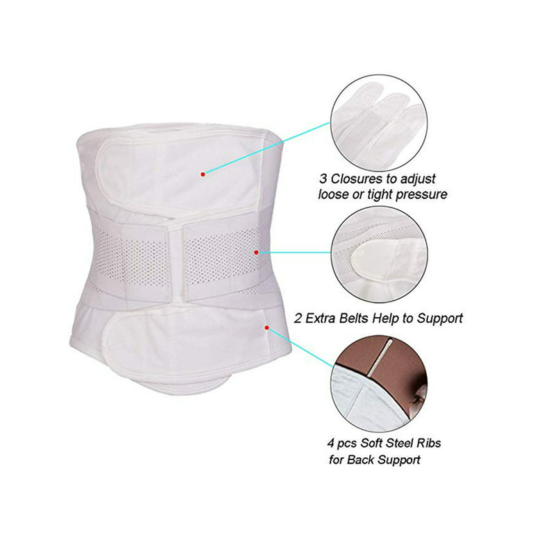 SAYFUT Postpartum Belly Wrap for Women Corset Belly Band Postnatal  Underwear Back Support Girdle Belt 