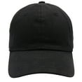thumbnail image 4 of Black buckle closure unisex casual cotton basic baseball cap, 4 of 6