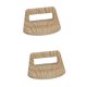thumbnail image 5 of 2 piezas Cubiertas de tapa de maceta Manijas reutilizables Perillas portátiles portátiles de la tapa portátil Pandilla de empuñadura para tetas de Grano de madera clara, 5 of 8