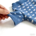 thumbnail image 2 of Pet Clothing Valentine Theme Sweater for Dogs and Cats | Cozy Knitted Valentines Day Outfit for Small to XXL, 2 of 8