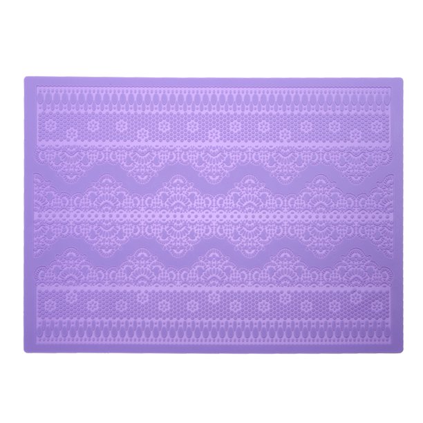 Nuevo molde pastel silicona con cojín encaje fondant CT-015