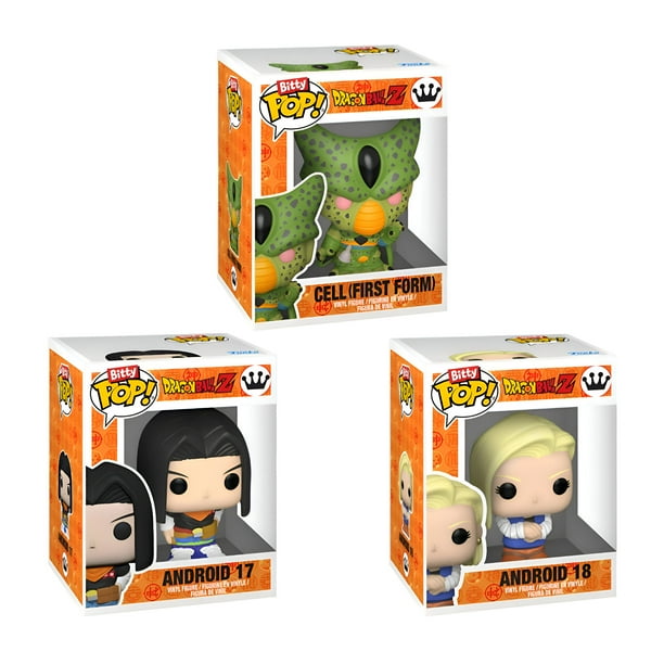 Figura Coleccionable Funko Bitty Pop Dragon Ball Z Cell Primera Forma 4 Piezas