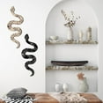 thumbnail image 6 of Homerr Snake Ornament Wall Art Room Wall Decor Bohemian Style Wooden Snake Shaped Wall Art 1 Pair Wall Decoration, 6 of 9