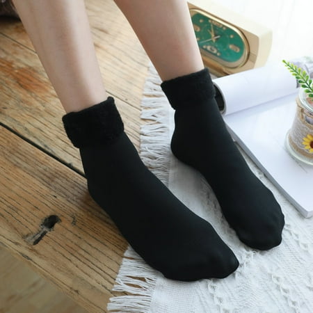 

DENGDENG Women Winter Thick Socks Soft Thermal Warm Ankel High Gifts Socks