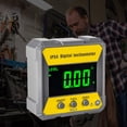 thumbnail image 3 of Medidor de nivel digital con precisión de medición magnética ± 0.2  degree Retroiluminación LCD 4x90  degree Nivel de inclinómetro digital y buscador de ángulo, p Macarena Medidor de ángulo digital LCD, 3 of 8