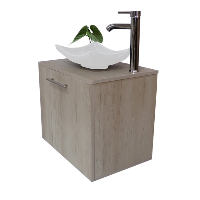 Gabinete para Baño DECOMOBIL con Lavamanos y Monomando Izquierdo ENCINO