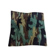 Microwave Safe Heat Resistant Warm Dinner Plate Quilted Plated Cozy in Brown and Green Camo Fabric