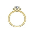 thumbnail image 2 of 0.70 Carat Stylish Halo Style Pear Natural Diamond Elegant Ring for Women Solid 14K Yellow Gold Size 4, 2 of 8