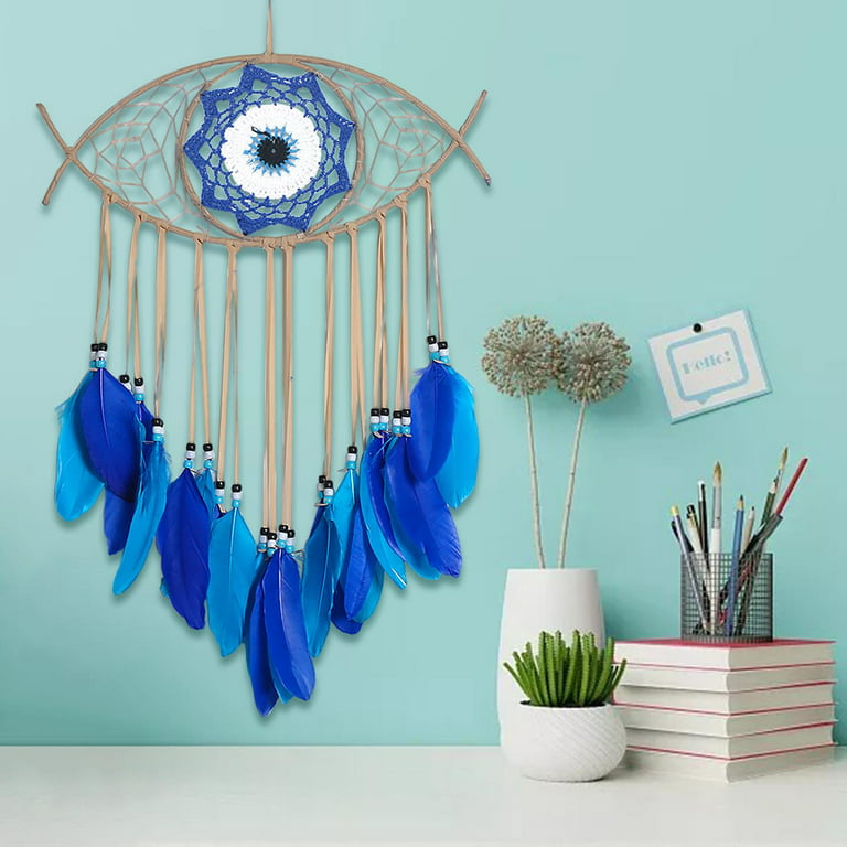 Handmade , Wall Hanging Decoration Good Luck Feather for Festival ...