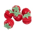 thumbnail image 3 of 18/12/6pcs Strawberry Heatless Curlers Strawberry Hair Curlers Strawberry Foam Rollers Strawberry Overnight Curls Heatless Curls Strawberries Hair Sponge Rollers Modeling Tool, 3 of 9
