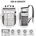 thumbnail image 3 of Family Cooler Backpack for Travel & Camping - High-Capacity 20L Leakproof Picnic Backpack with Multiple Pockets for Organization, 3 of 6