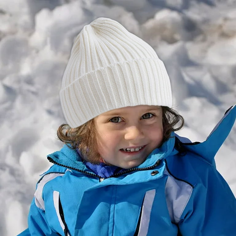 Toddler Beanie for Boys Girls Warm Knit Stocking Cap Kids Winter