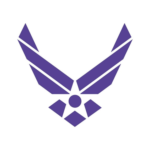 Air Force Sticker Decal Die Cut - Self Adhesive Vinyl - Weatherproof - Made in USA - Many Color and Sizes - armed forces