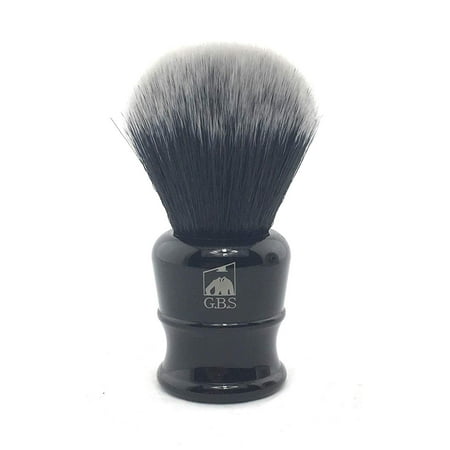 GBS Extremely Soft Shave Brush Animal Free 7th Generation Synthetic Fiber Black Bristles Shaving Brush. Performs Better than a Badger Brush Best Brush! Great brush to complete any shave