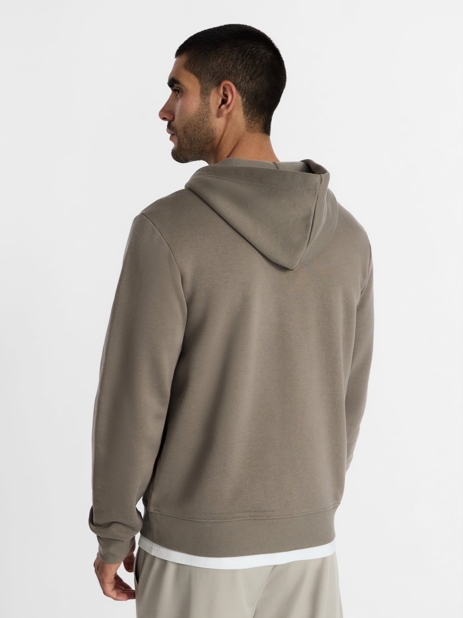 Athletic Works Men's and Big Men's Zip Up Fleece Hoodie Sweatshirt, Sizes S-5XLT
