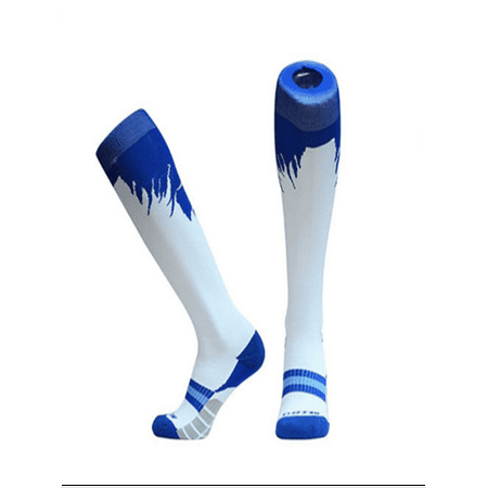 Anti-slip Sports Compression Socks Athletic Soccer Softball football (Best Soccer Socks 2019)