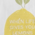 thumbnail image 5 of Foreside Home & Garden White Life Gives You Lemons 27 x 18 Inch Embroidered Kitchen Tea Towel, 5 of 5
