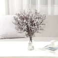6 Pcs Artificial Flowers Fake Babys Breath Bouquet Bulk Faux Gypsophila Flowers Real Touch Silk