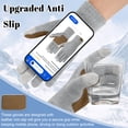 thumbnail image 4 of KOITHOT Winter Women Touchscreen Leather-Palm Gloves, Elegant Warm Touchscreen Gloves for Women Gift Set, 4 of 6