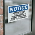 thumbnail image 4 of (2 Pack) No Trespassing Do Not Enter Honeybees Sting OSHA Notice Sign 10 Inch X 7 Inch Vinyl Label Decal Sticker Weather Resistant, UV Protected for Workplace, Business, and, 4 of 7