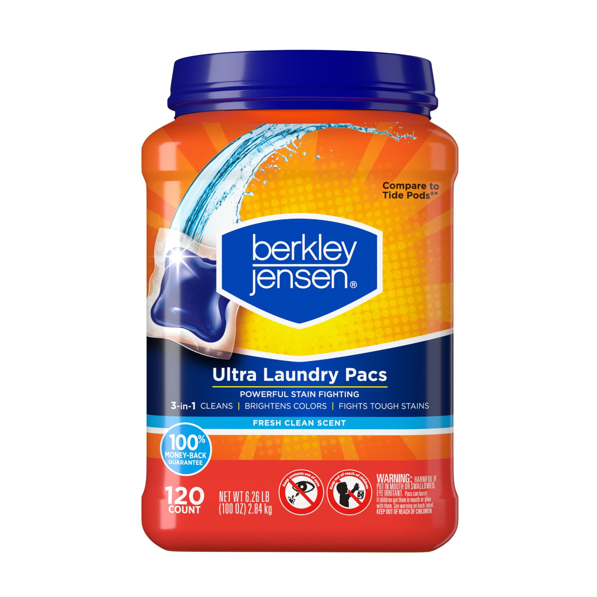 Berkley Jensen Ultra Laundry Pacs, 120 ct.