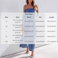 thumbnail image 2 of Iyufng Casual Jumpsuits for Women Spaghetti Straps Wide Leg Denim Jumpsuit, 2 of 5