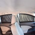 thumbnail image 4 of SURJDE 2 Pack Car Curtains Window Shades UV Protection Auto Privacy Shade Valances for Side Window Universal Windshield Sunshade Van Curtain Mesh Screen Blocks Heat Sun Shield Keeps Vehicle SU, 4 of 7