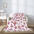 thumbnail image 2 of Sikiie Purple Mushroom Cozy Flannel Fleece Throw Blanket: Lightweight & Thick for All Seasons - Perfect for Women, Men, & Kids"60"x50", 2 of 6