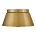 thumbnail image 7 of 83511LCB Lark Tess - 10W 2 LED Small Flush Mount-5.5 Inches Tall and 10.5 Inches Wide-Lacquered Brass Finish, 7 of 7