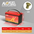 thumbnail image 4 of 12V 100Ah LiFePO4 Lithium Battery,MOSEWORTH Group 31 Battery for RV,Solar,Trolling Motor,Marine,Camper,off-Grid,100A BMS,15000+Deep Cycles,Low Temp Cut off, 4 of 13