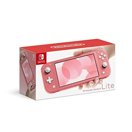 Restored Nintendo Switch Lite Coral Pink Switch (Refurbished)