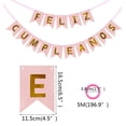 thumbnail image 4 of Decorations for Girls Macaron Happy Birthday Bunting Banner with Hooks Ribbon, 4 of 12