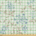 thumbnail image 2 of Ambesonne Garden Scene Fabric by the Yard, Flowers Boho Pattern, 5 Yards, Lavender Blue Warm Taupe, 2 of 5