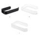 thumbnail image 5 of Injueey Soporte de papel para baño montado en la pared, toallero autoadhesivo, colgador sin perforaciones con pegatinas, regalos para el baño del Type2 NO2 Injueey HA060705-01B, 5 of 6