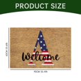thumbnail image 3 of ViLaViDeca 4th Of July Door Mat Patriotic Doormat Entryway Rug Welcome Independence Day Doormat Stain And Fade Patriotic Decor Welcome Outdoor Mat Decorative For Home, 3 of 4