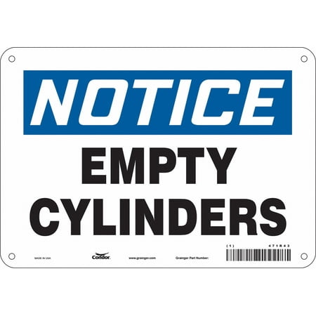 

Condor Safety Sign 7 inx10 in Polyethylene 471R43 471R43 ZO-G5160552