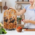 thumbnail image 3 of HELLHERO Rooster Autumn Leaves There is only one dust cover Protective Case with Oil Proof Polyester Mixer Cover, 3 of 6