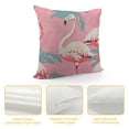 thumbnail image 4 of Throw Pillow Cover Seamless with Pink Flamingo Pattern Illustration Summer Beacn Home Decor Pillowcase Square Pillow Case Cushion Cover for Sofa Bed, 4 of 5