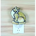 thumbnail image 3 of FYBTO Style Tiffany Vitrail Chat Mignon Mini Lampe de Nuit pour Chambre 5.2 Pouces X 4.4 Pouces, 3 of 5