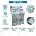 thumbnail image 6 of Blue Coastal Sea Turtles Table Runner 90 Inches, Fish Coral Ocean Life Underwater Bed Runner Dresser Scarves Tabletop for Indoor Outdoor Parties/Ceremony/Banquet, 13" x 90", 6 of 9