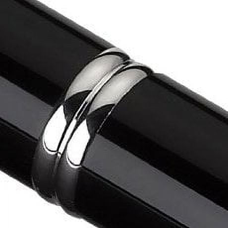 Pilot Vanishing Point Collection Fountain Pen - Black & Rhodium - Fine Point
