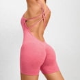 thumbnail image 3 of Europa y Estados Unidos Sexy Hermosa Espalda Traje de Yoga de Una Pieza Cadera Traje de Fitness Transpirable de Secado Rápido Traje de Una Pieza Cadera Mujeres, 3 of 6